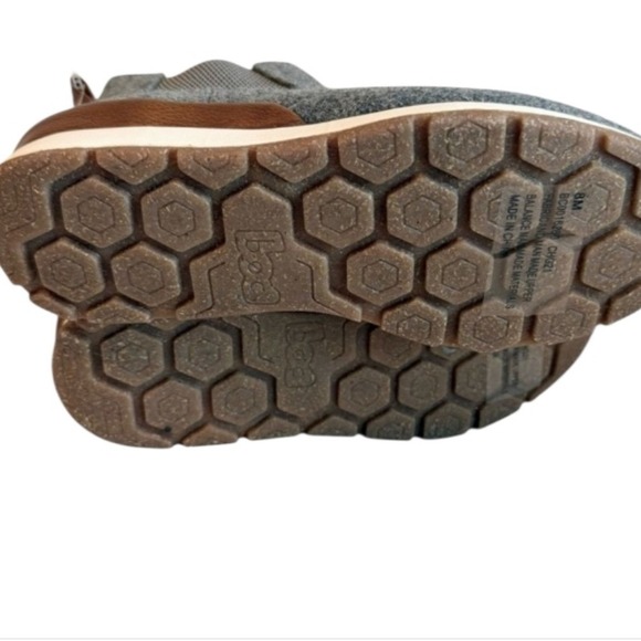 Born BOC Kara Wool Ankle Chelsea Boots Booties Grey Pull On Size 11 New - Picture 5 of 12